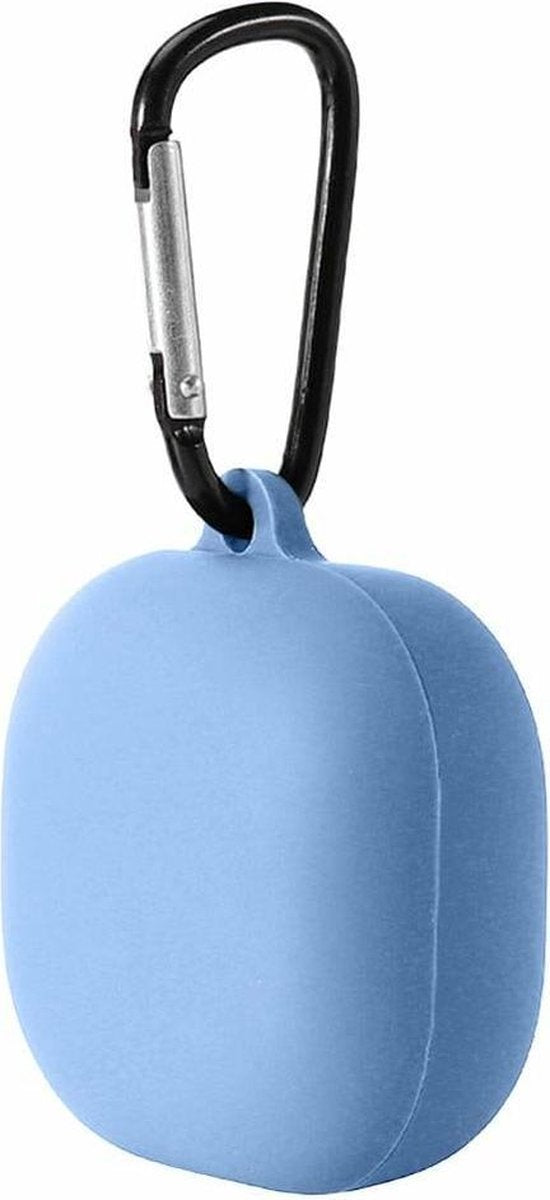 Case Cover Voor Samsung Galaxy Buds Pro / Samsung Galaxy Buds Live - Siliconen Lichtblauw | Watchbands-shop.nl