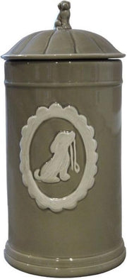 Happy house voorraadpot taupe