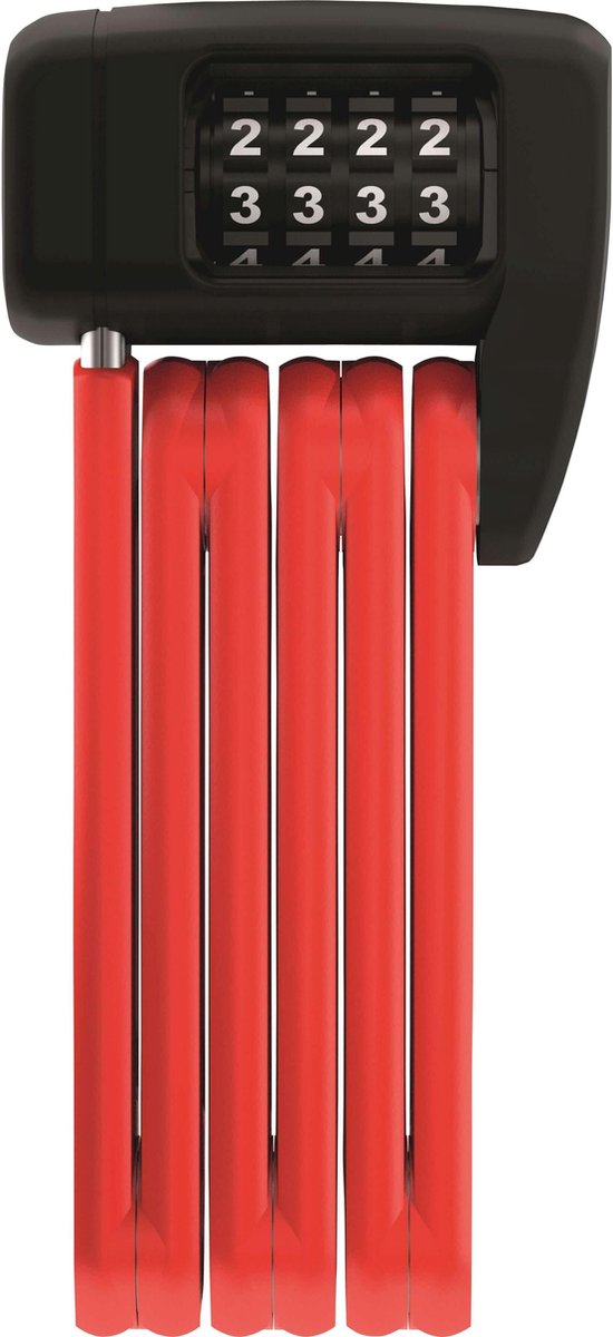 ABUS Bordo Combo Lite Mini 6055C/60 Vouwslot  - Red