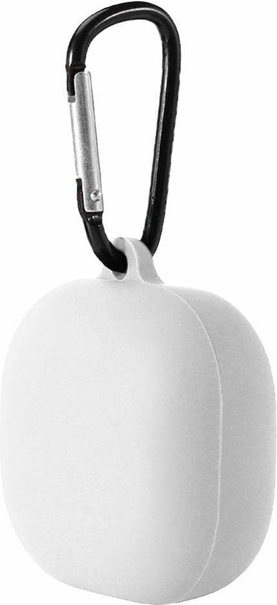 Case Cover Voor Samsung Galaxy Buds Pro / Samsung Galaxy Buds Live - Siliconen Wit | Watchbands-shop.nl