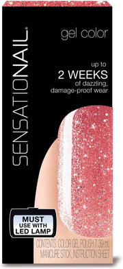 SensatioNail Gel Polish Rose Glitter - Gel nagellak - Roze