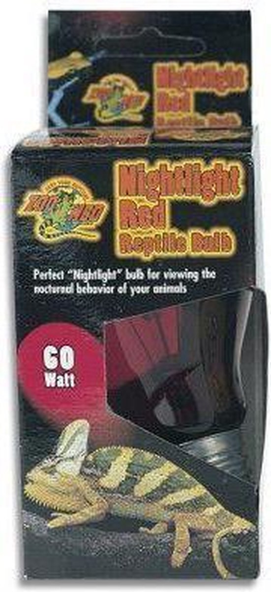 ZM Nightlight Red Reptile Bulb 60 w.