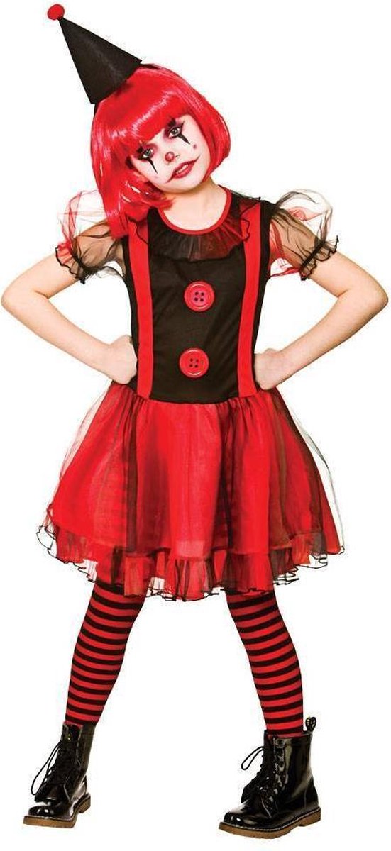 E-Carnavalskleding.nl: 128cm - e-Carnavalskleding.nl Crimi clown kind