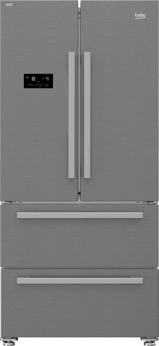 Beko GNE60531XN -  Amerikaanse koelkast - RVS
