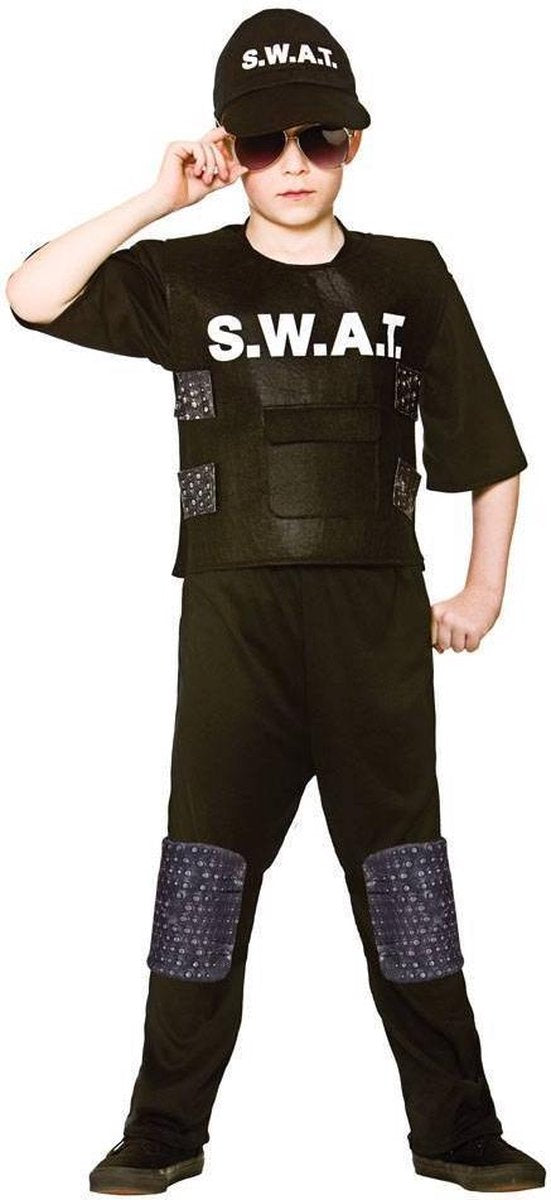 E-Carnavalskleding.nl: 128cm - e-Carnavalskleding.nl S.W.A.T. pak Frank voor kinderen
