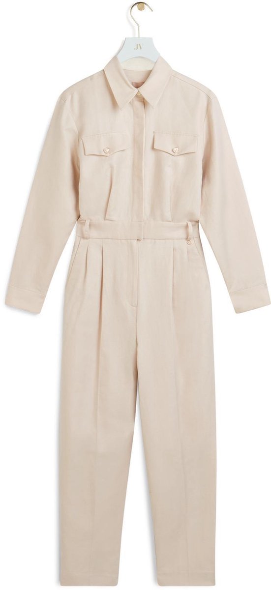 JOSH V FIONA Dames Jumpsuit Crème - Maat XXL