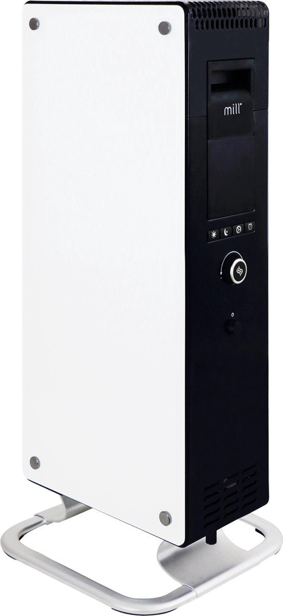 Mill AB-H1000DN GLASS - design olieradiator - 1000 watt - wit