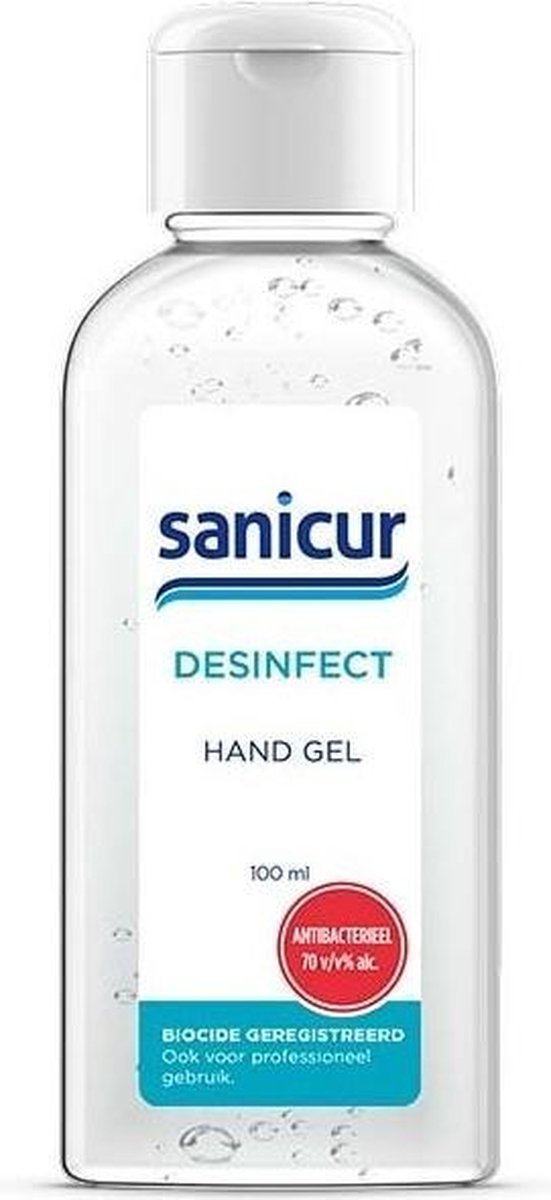 Sanicur hygienische handgel - fles 100 ml