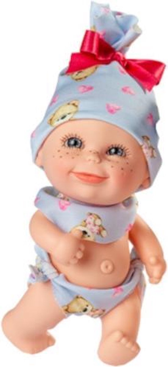 Berjuan Babypop Pecosetes Meisjes 20 Cm Vinyl/textiel Blauw/rood
