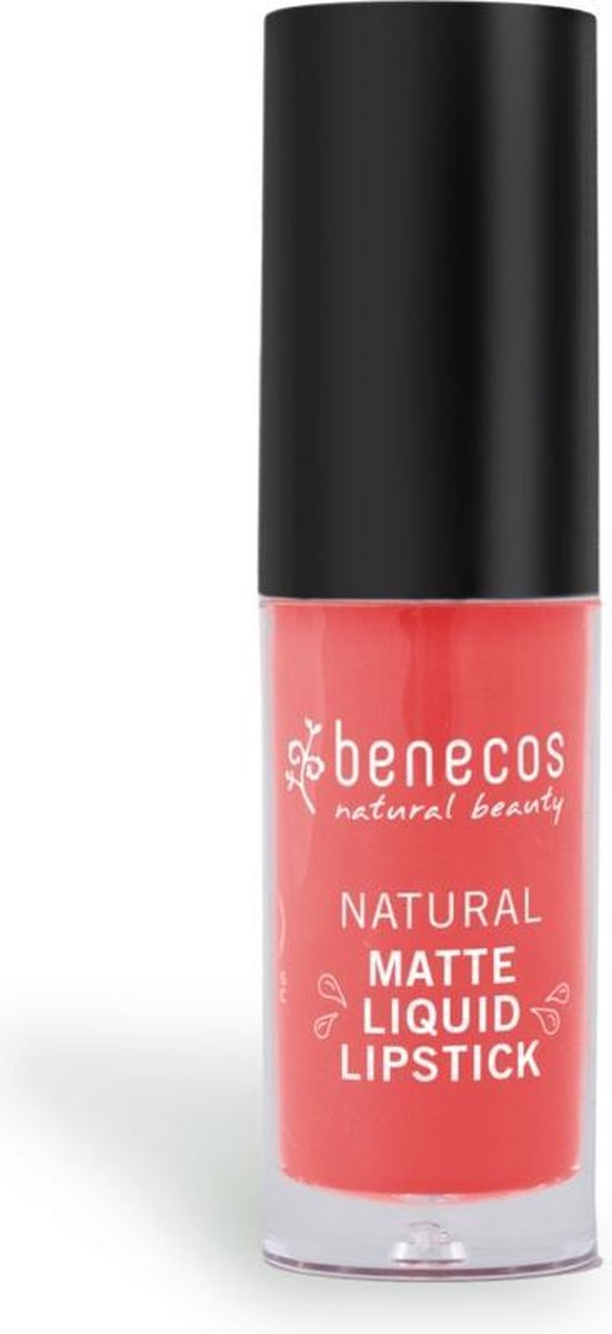 Benecos Lippenstift liquid mat coral kiss 5 ML