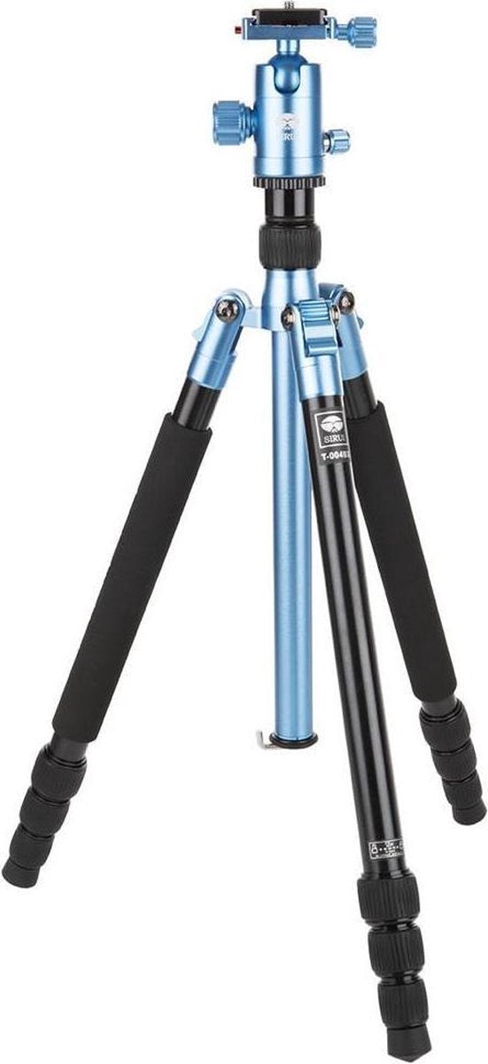 Sirui T-004X tripod Digitaal/filmcamera 3 poot/poten Blauw