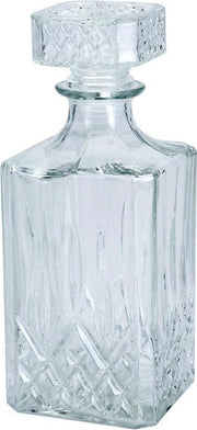 Karaf Sierfles - Karaf Sterke drank - Whiskey - Cognac - Glazen karaf - 900 ml (0.9L)