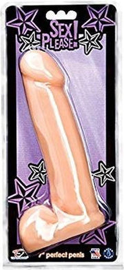 TOPCO - perfect penis - Natuurlijke dildo - Realistische dildo met Balzak - 7 inch - Realistic Dildo - 15 cm - beige