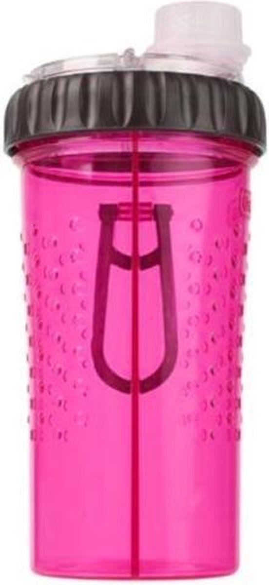 Popware Reisfles Drinken En Voer Snack-duo 437 Ml Roze