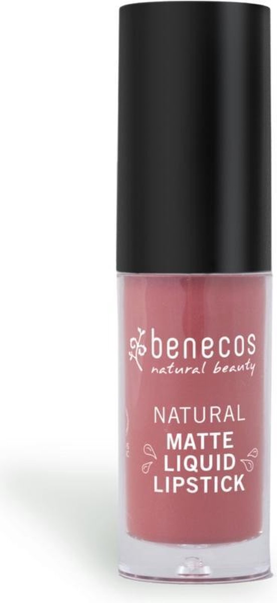 Benecos Lippenstift liquid mat rosewood romance 4.5 gram