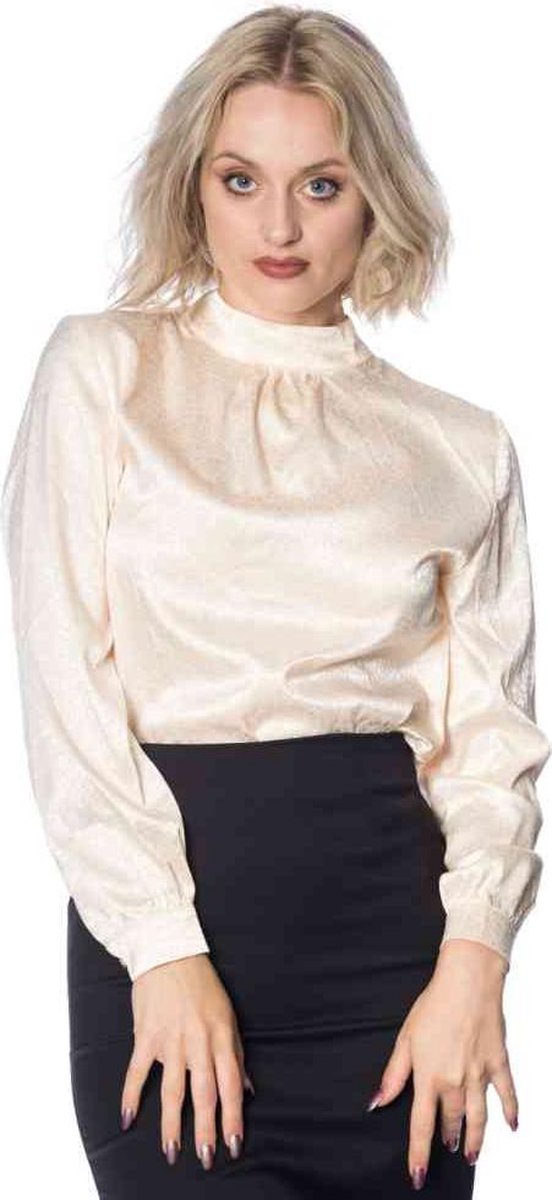Dancing Days Blouse -M- NATALIE Creme