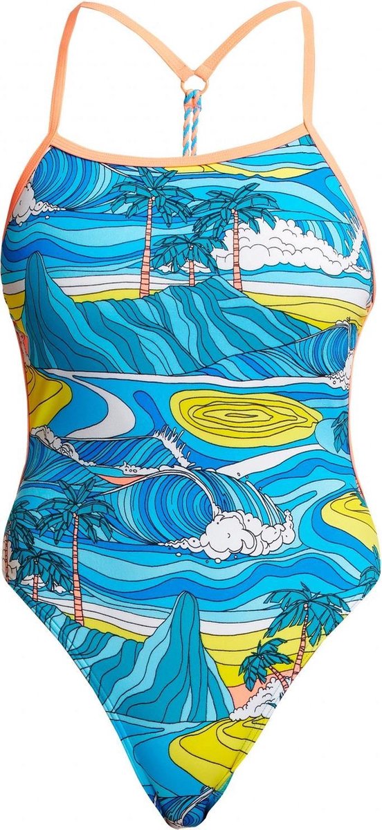 Summer Bay Twisted one piece - Dames | Funkita