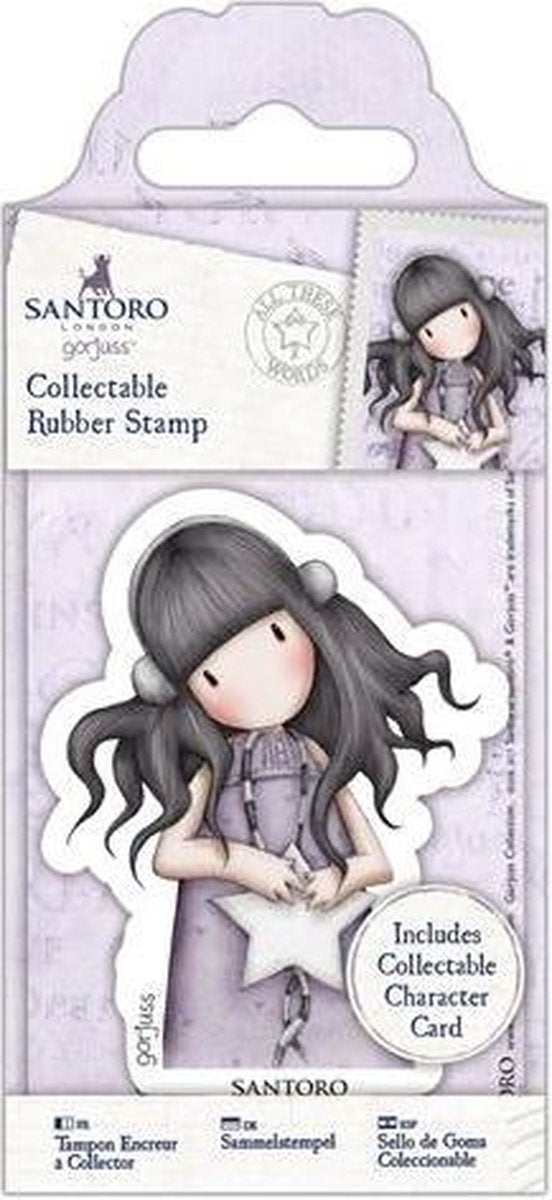 Collectable Rubber Stamp - Santoro - No. 55 All These Words