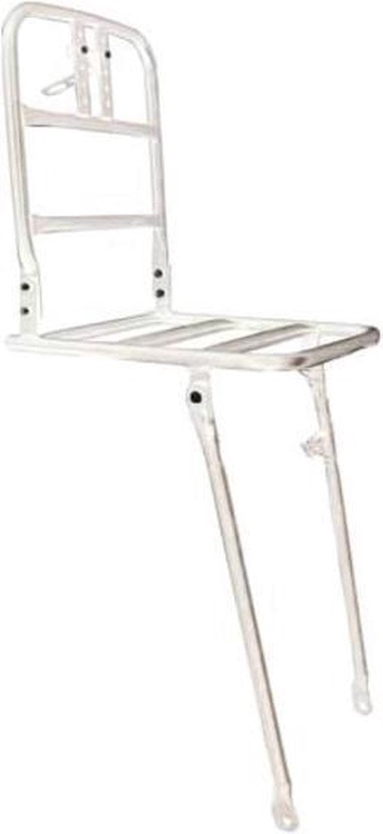 Voordrager transport aluminium 28 inch wit balhoofdmontage - WIT