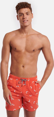 Shiwi Men Swimshort KOI - sunset red - s