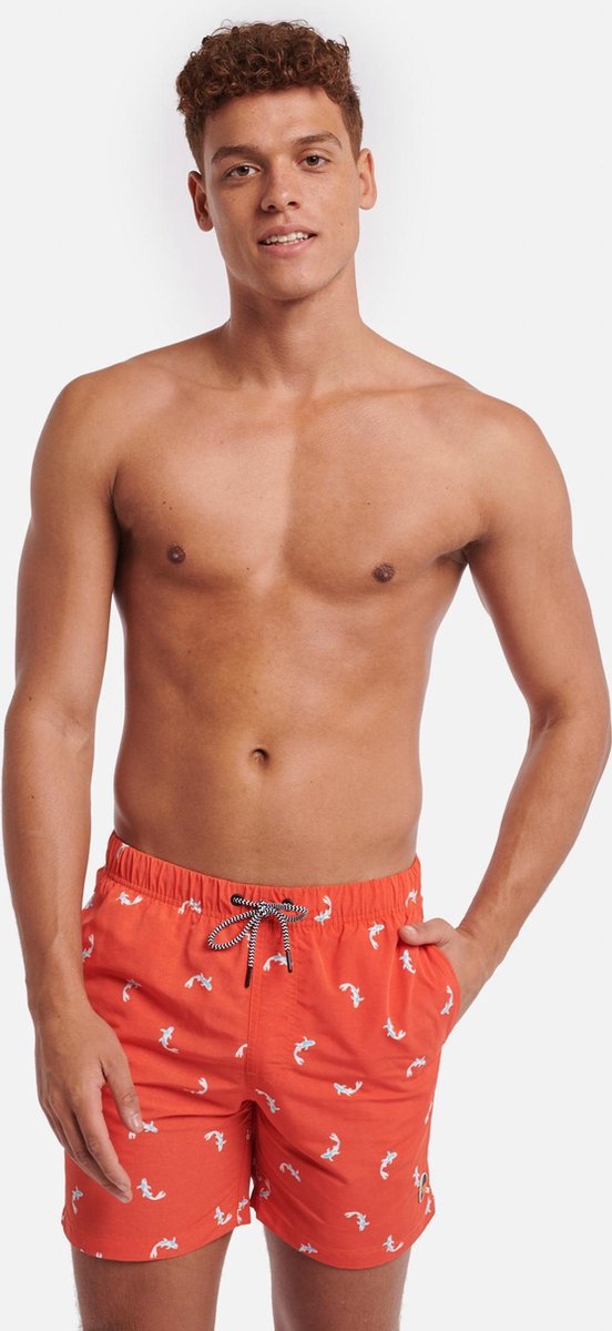 Shiwi Men Swimshort KOI - sunset red - s
