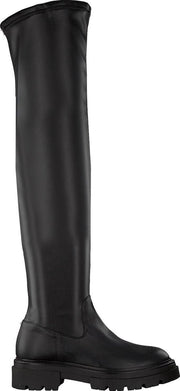 Notre-V 01-6100 Overknee laarzen - Hoge Laarzen - Dames - Zwart - Maat 41