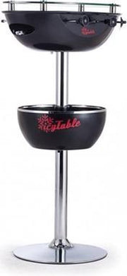 Statafel voetbalspel met koelbar - Tafelvoetbal Drankspel - Voetbaltafel Spel - Coolbar - Statafel Met Coolbar