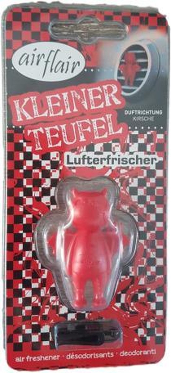 Air flair duivel auto luchtverfrisser rood