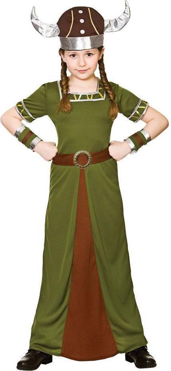 E-Carnavalskleding.nl: 128cm - e-Carnavalskleding.nl Viking kostuum Elsa kind