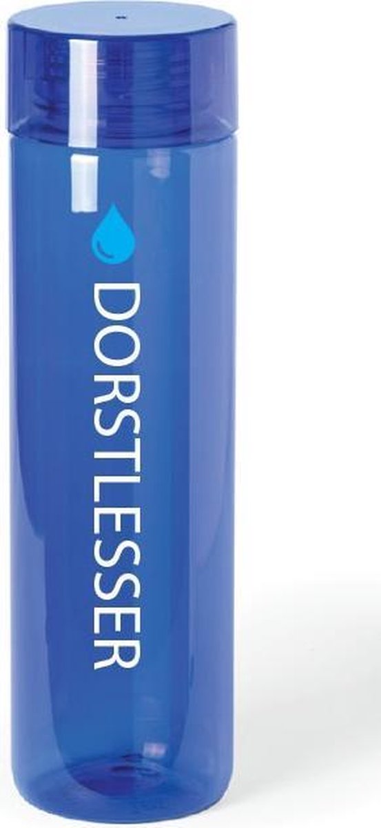 Drinkfles- blauw 'Dorstlesser'