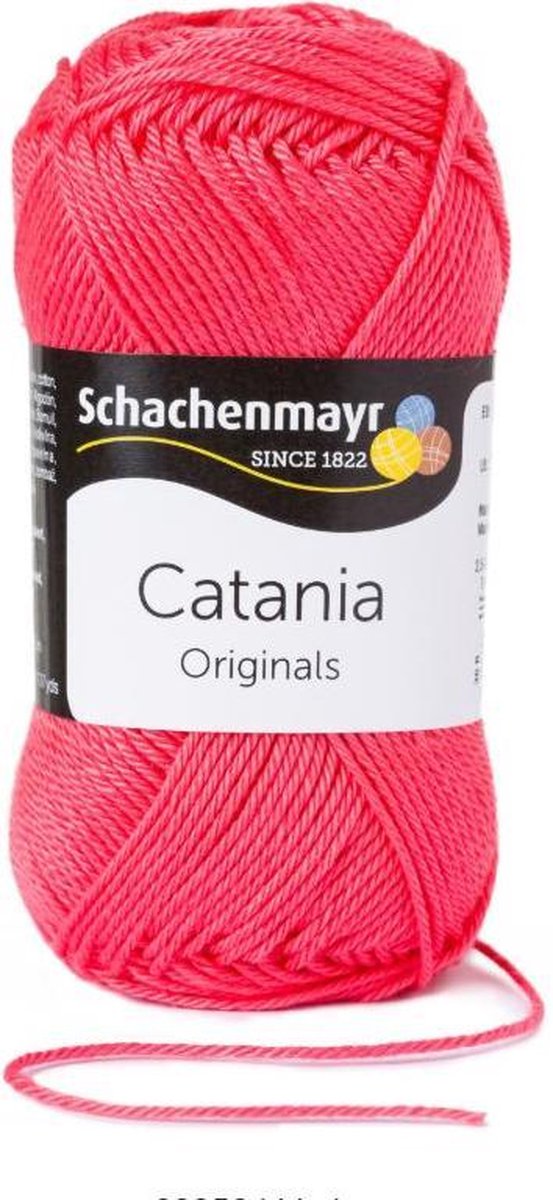 10 bollen Catania Orignals 50 g kleur raspberry