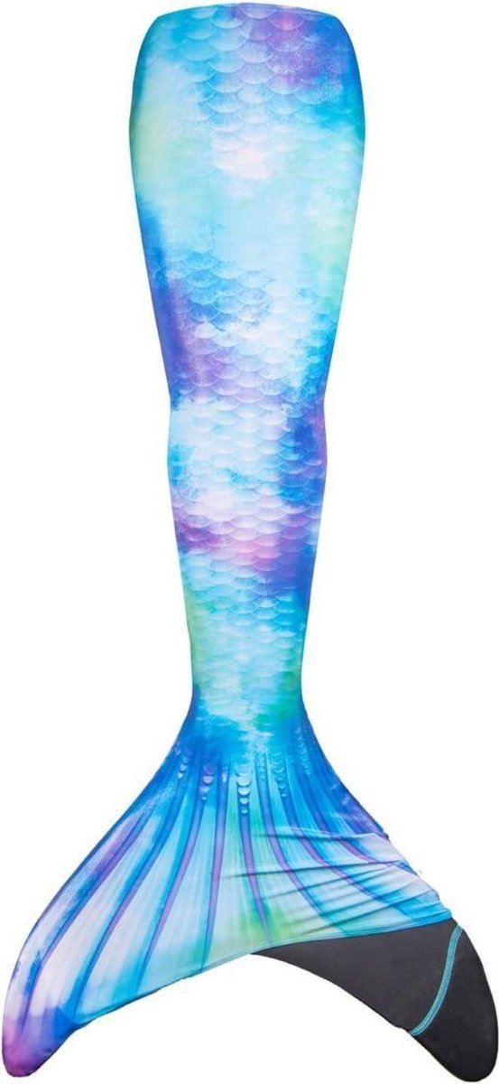 FinFun Zeemeerminnenstaart Watercolor Waves Maat L (10 Jaar)