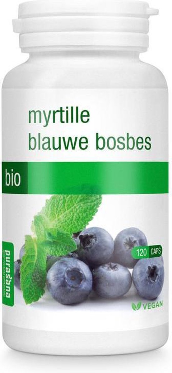 Bio Blauwe Bosbes 275Mg Pura