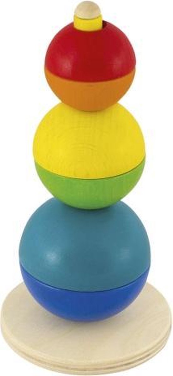 Selecta Spielzeug Stapeltoren Kugel Junior 16 Cm Hout 7-delig