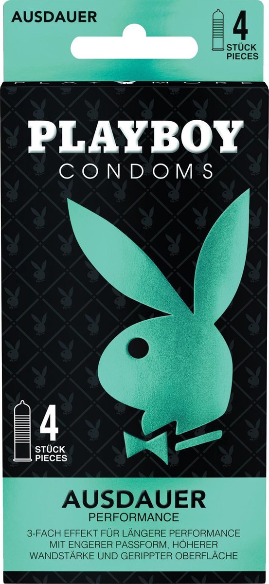 PLAYBOY Condooms Ausdauer 4 stuks