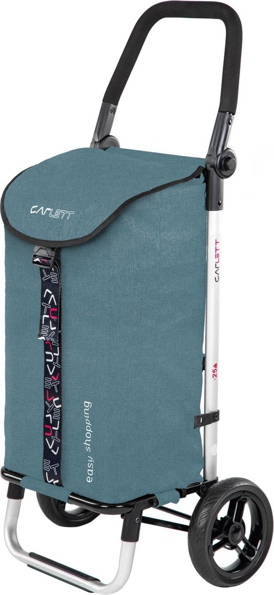 Carlett Lett201 Boodschappentrolley - 47 L- 2 wielen - Opvouwbaar - Turqoise TXT