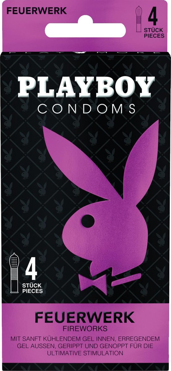PLAYBOY Condooms vuurwerk 4 stuks