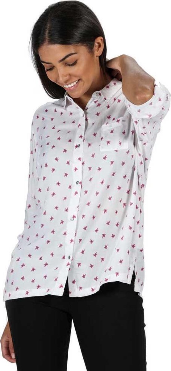 Regatta - Women's Meera Long Sleeved Shirt - Outdoorshirt - Vrouwen - Maat 40 - Wit