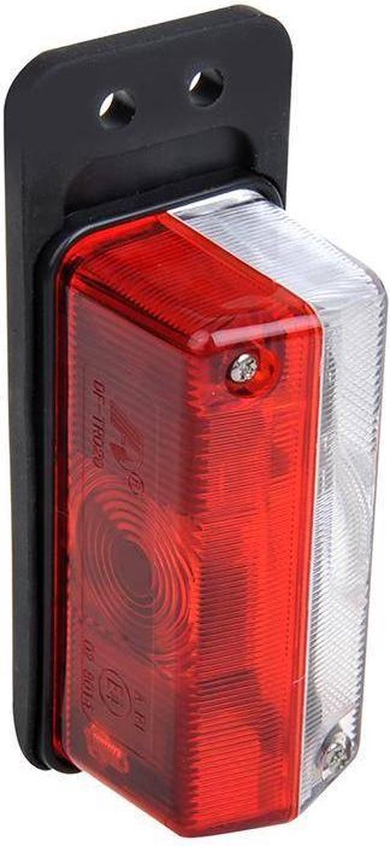 Radex breedtelamp 925 Rood/Wit met houder