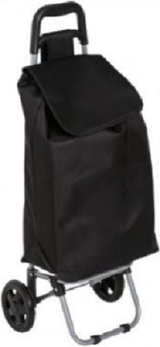 Five-Trolley - boodschappentrolley 40L - lichtgewicht 1.7kg zwart