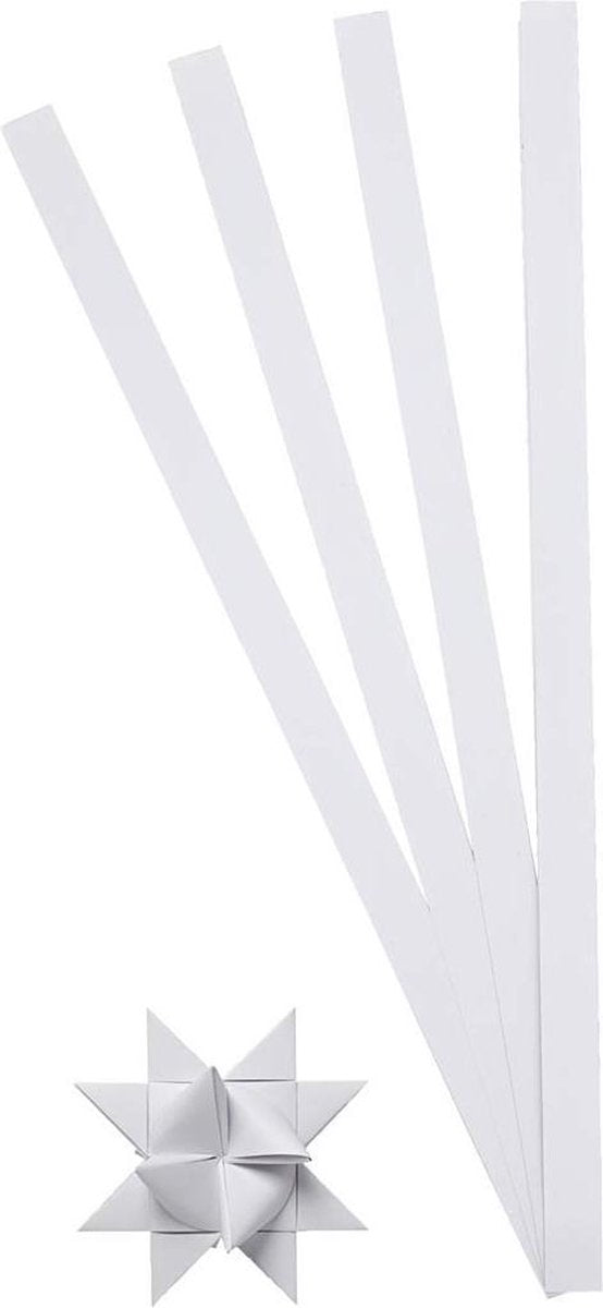 Vlechtstroken Wit 45 Cm 100 Stuks