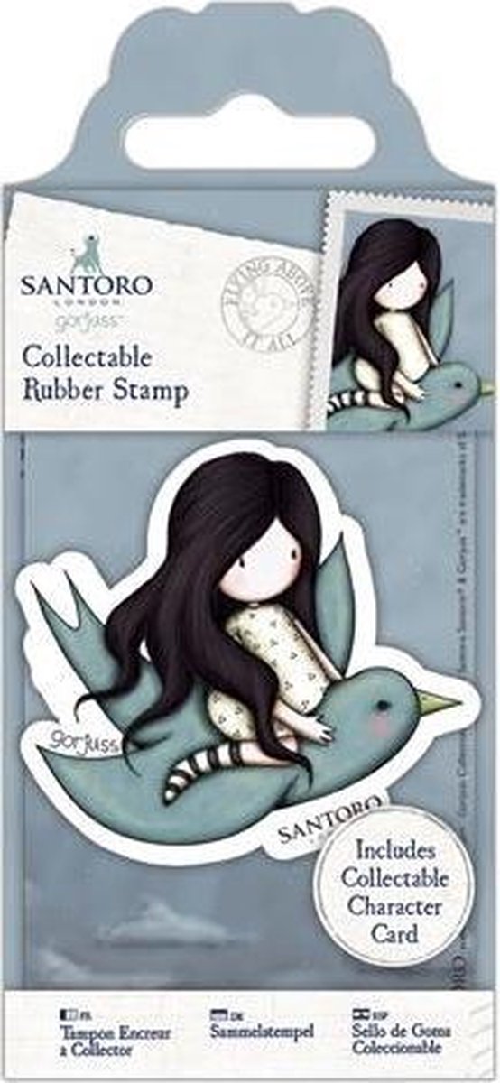 Collectable Rubber Stamp - Santoro - No. 59 Flying Above It All