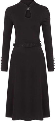 Voodoo Vixen Lange jurk -M- Dita elegante Zwart