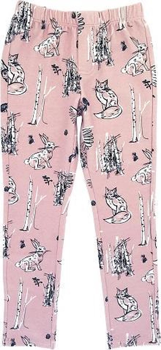 HEBE - legging - dieren - multi licht roze - Maat 122/128