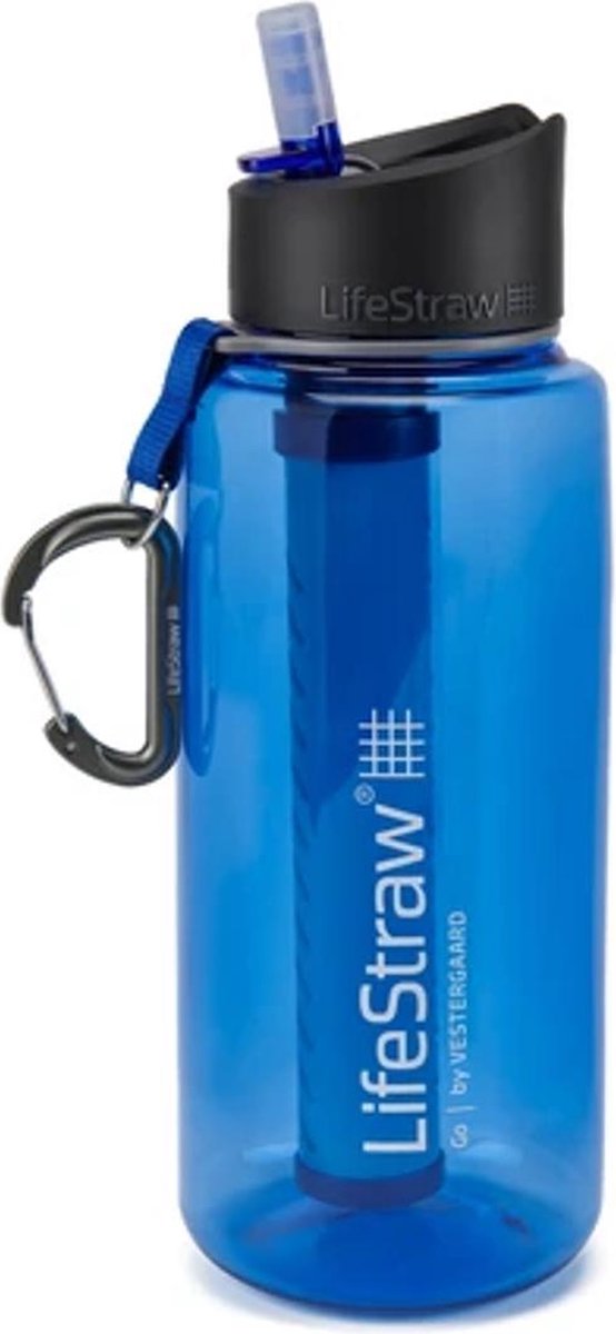 LifeStraw waterfilterfles Go 1 liter - Blauw