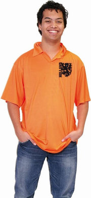 Poloshirt Oranje - Voetbal (maat M)