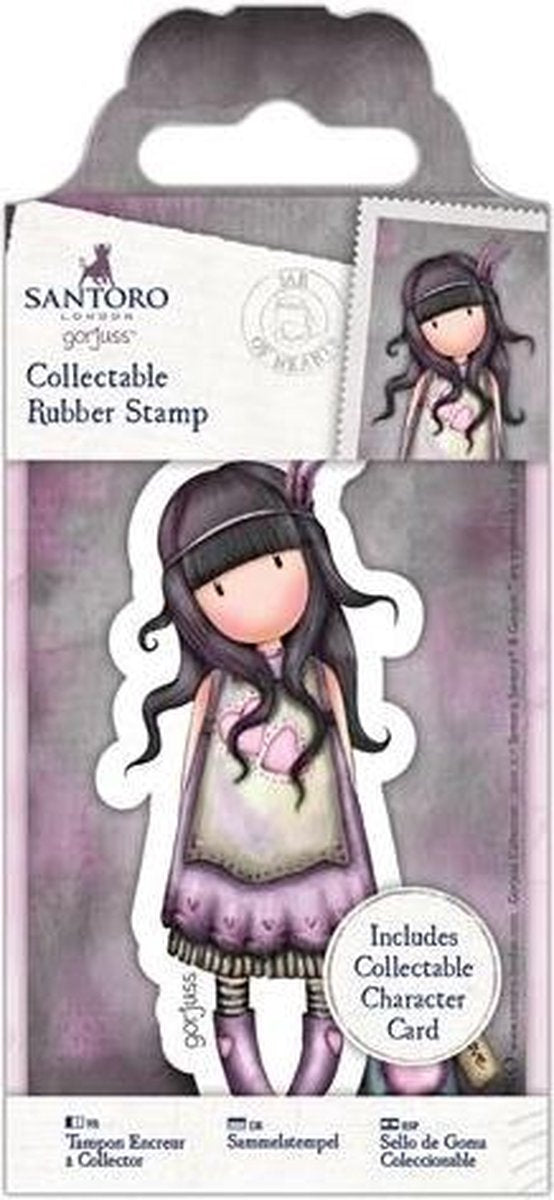 Collectable Rubber Stamp - Santoro - No. 50 Jar Of Hearts