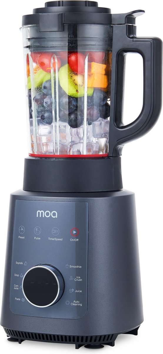MOA PB912 Power Blender 1200 Watt - Soepmaker - Blender & Soupmaker in 1 - Blenden & Verwarmen