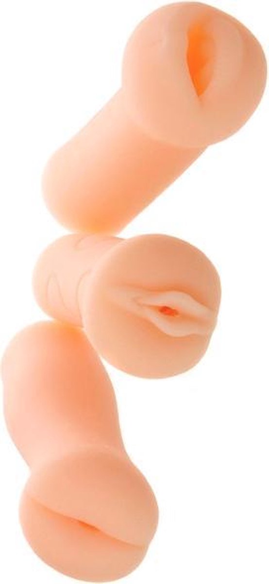 Evolved 3 Masturbators Adam's Stroker Trio - lichte beige