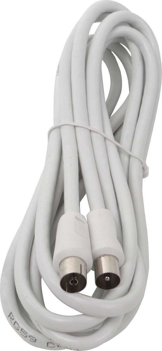 Coax Kabel - Igory Crito - 3 Meter - Rechte Connectoren - Wit
